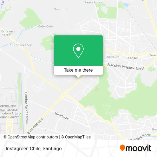 Instagreen Chile map