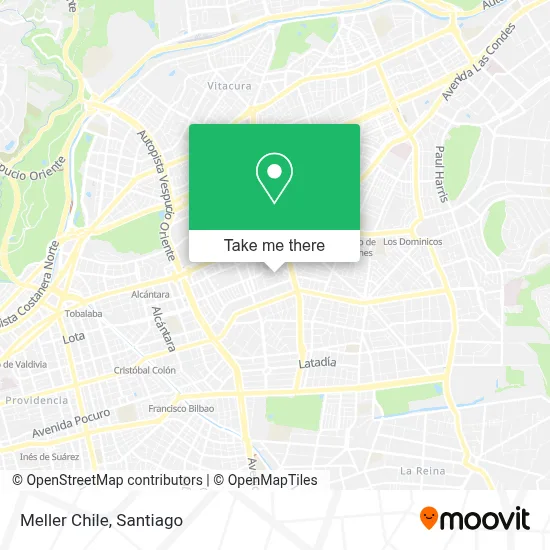 Meller Chile map