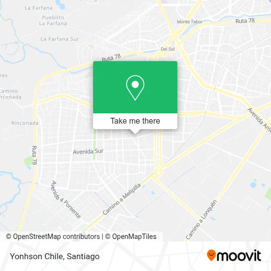 Yonhson Chile map