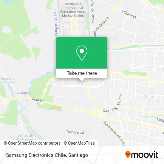 Samsung Electronics Chile map