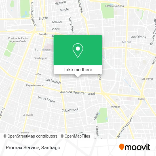 Promax Service map