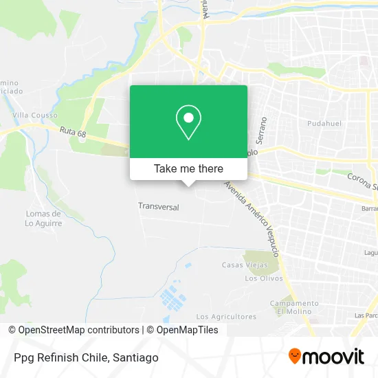 Ppg Refinish Chile map
