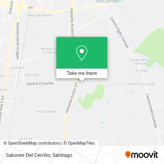 Sabores Del Cerrillo map