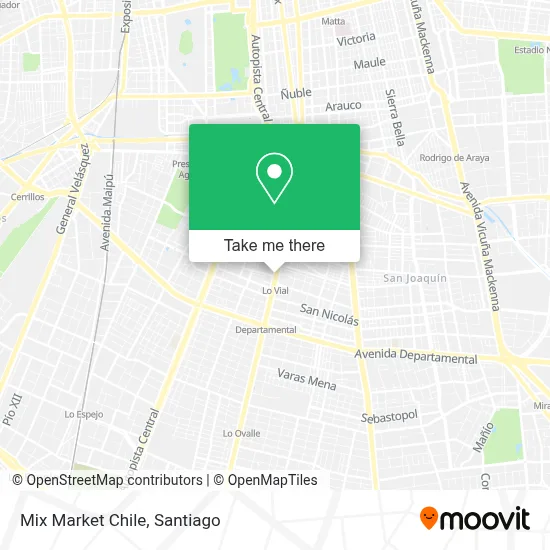 Mix Market Chile map
