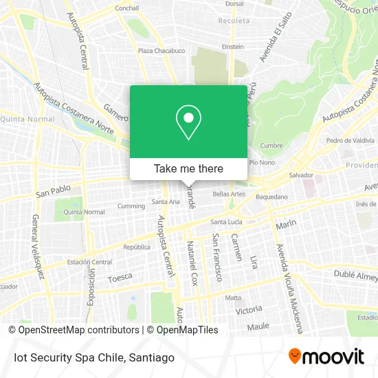 Iot Security Spa Chile map