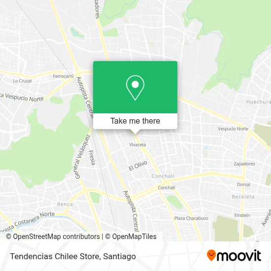 Tendencias Chilee Store map
