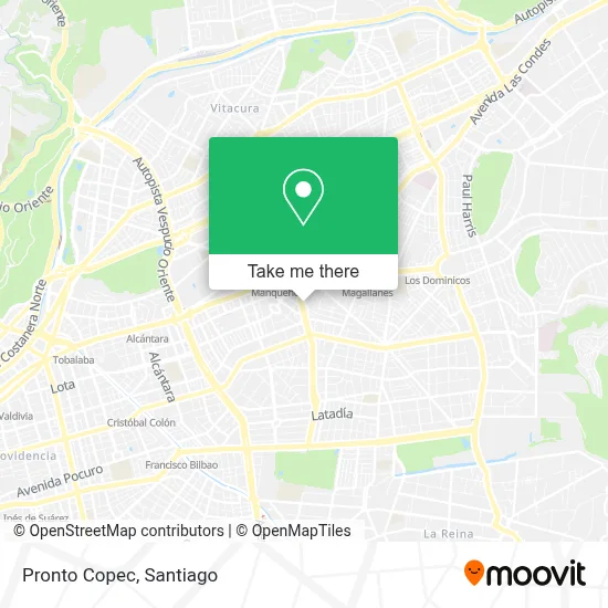 Pronto Copec map