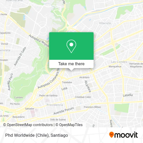 Phd Worldwide (Chile) map