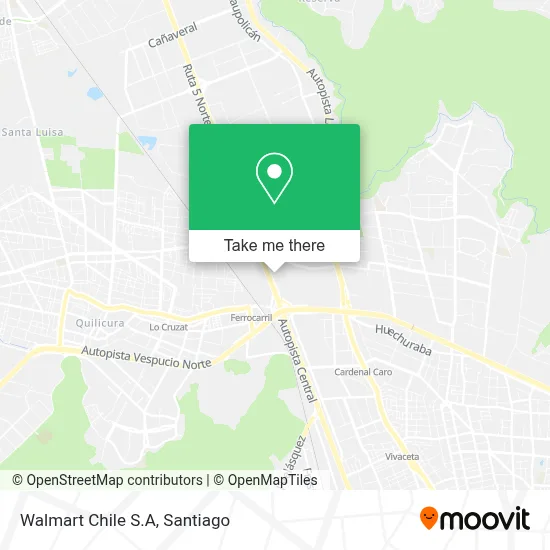 Walmart Chile S.A map