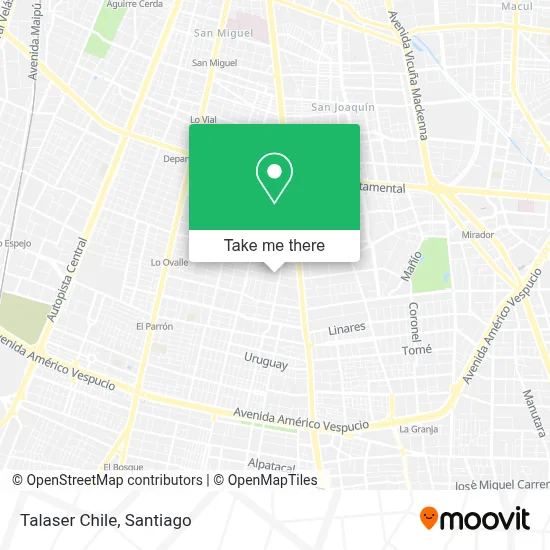 Talaser Chile map