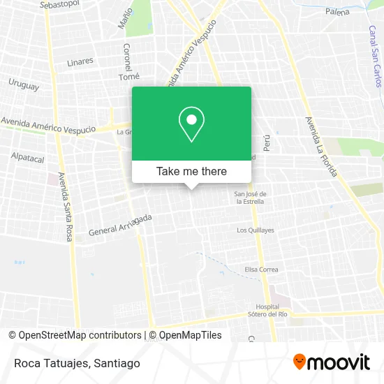 Roca Tatuajes map