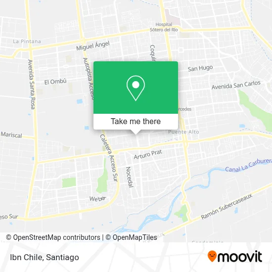Ibn Chile map