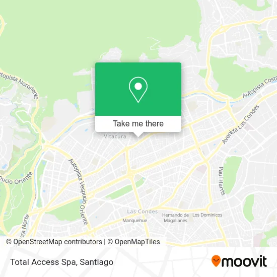 Total Access Spa map