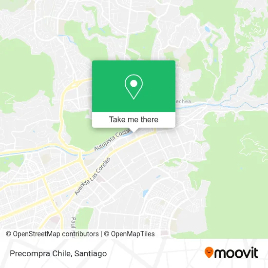 Precompra Chile map