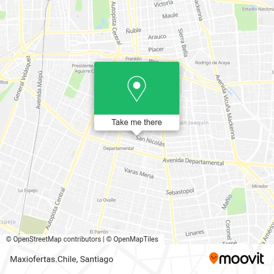 Maxiofertas.Chile map