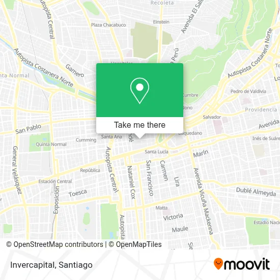 Invercapital map