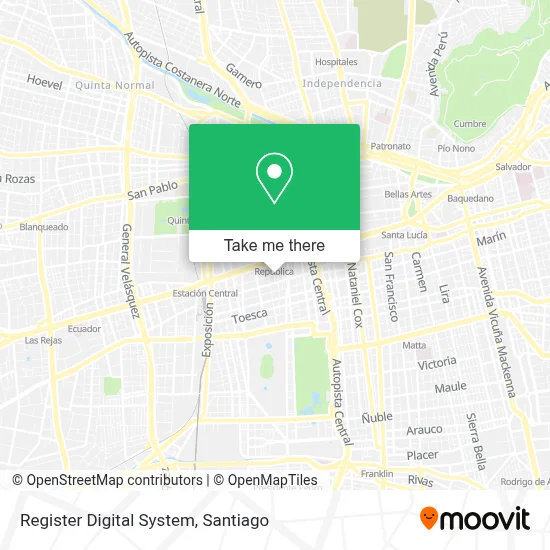 Register Digital System map