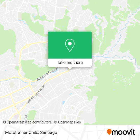 Mototrainer Chile map
