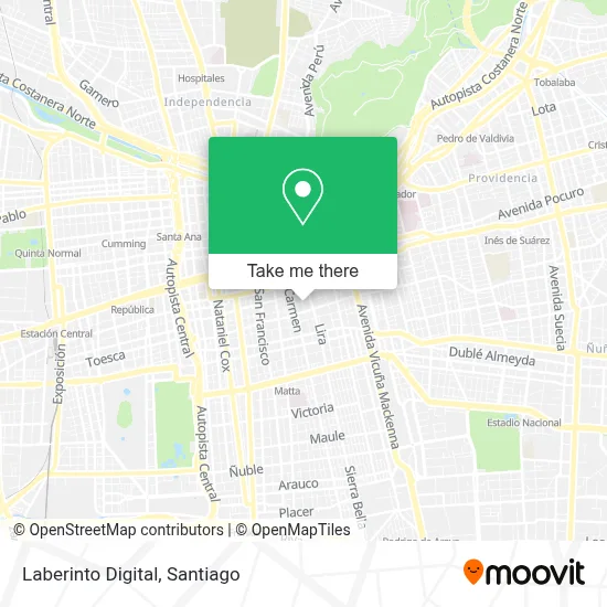 Laberinto Digital map