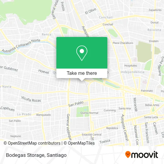 Bodegas Storage map