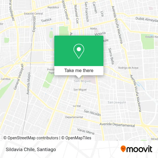 Sildavia Chile map