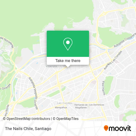 The Nails Chile map