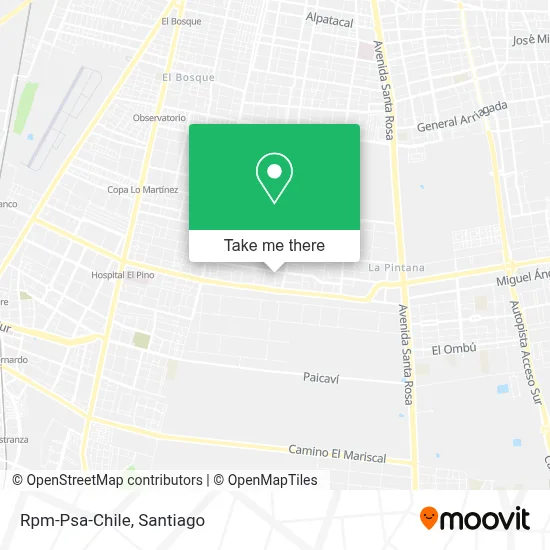 Rpm-Psa-Chile map