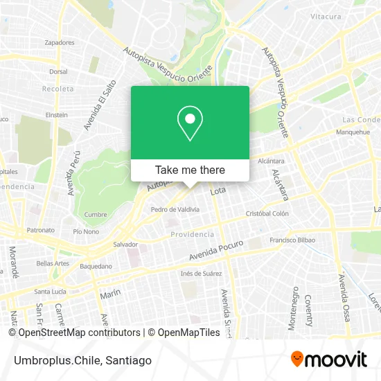 Umbroplus.Chile map