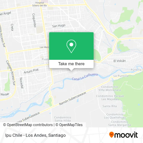 Ipu Chile - Los Andes map