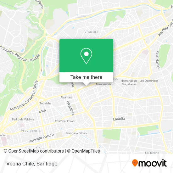 Veolia Chile map