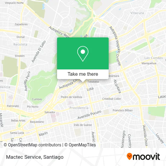 Mactec Service map