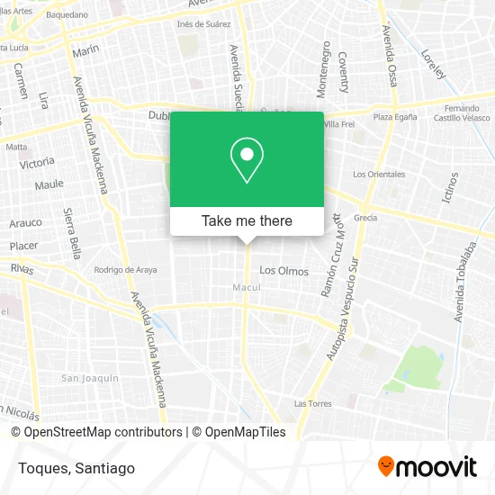 Toques map