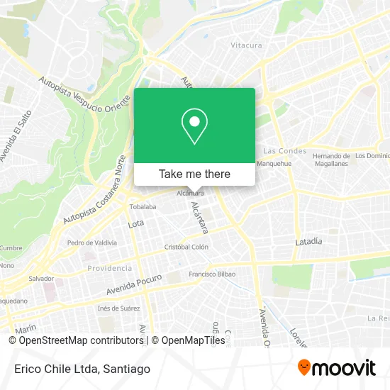 Erico Chile Ltda map