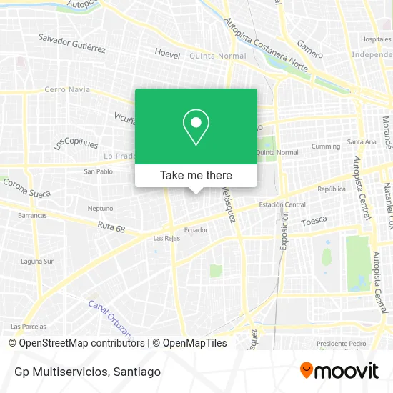 Gp Multiservicios map