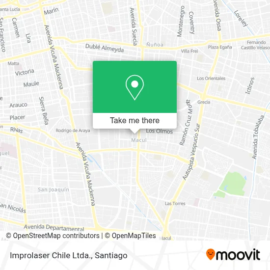 Improlaser Chile Ltda. map