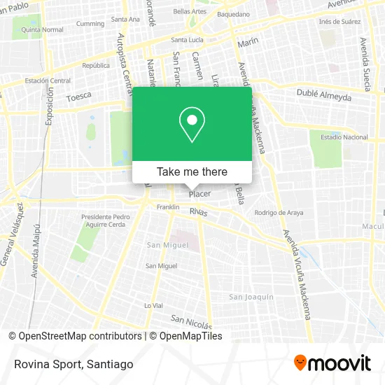 Rovina Sport map