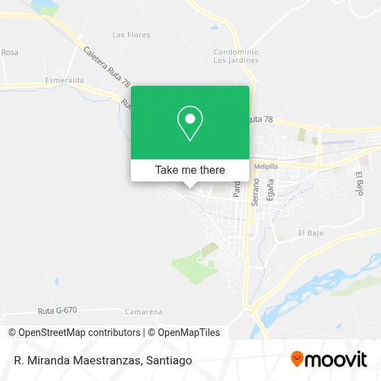 R. Miranda Maestranzas map