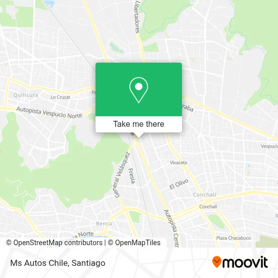 Ms Autos Chile map
