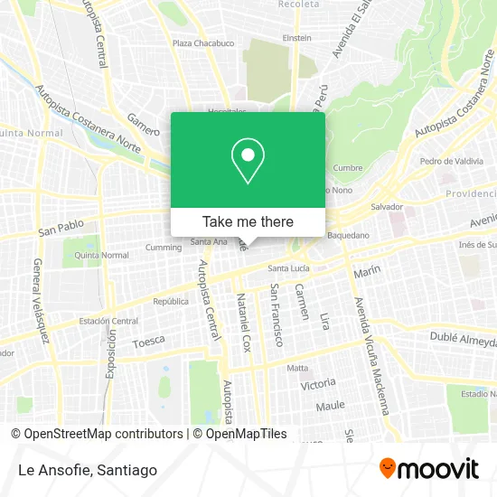 Le Ansofie map