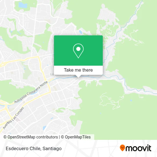Esdecuero Chile map