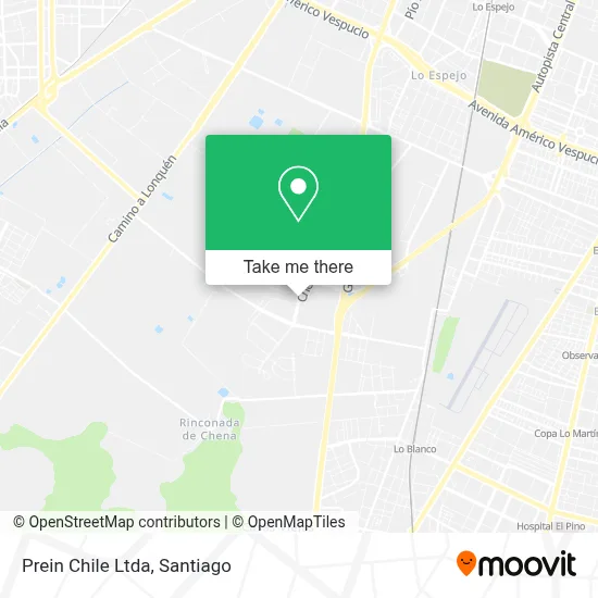 Prein Chile Ltda map