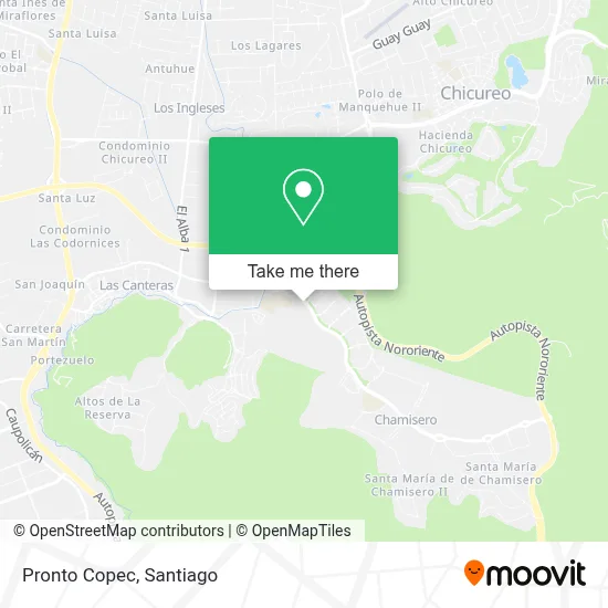 Pronto Copec map