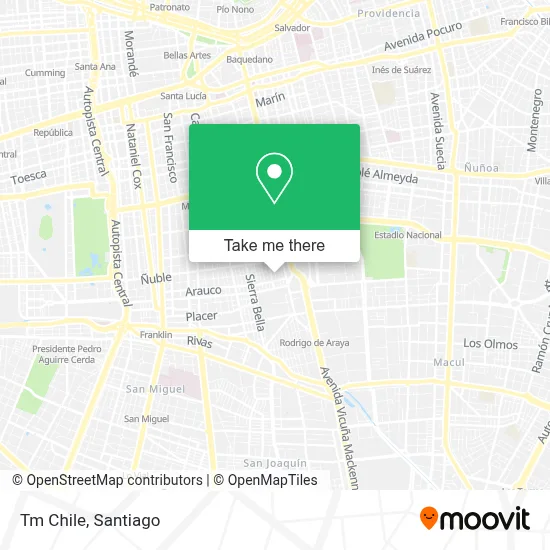 Tm Chile map