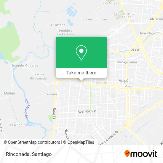 Rinconada map