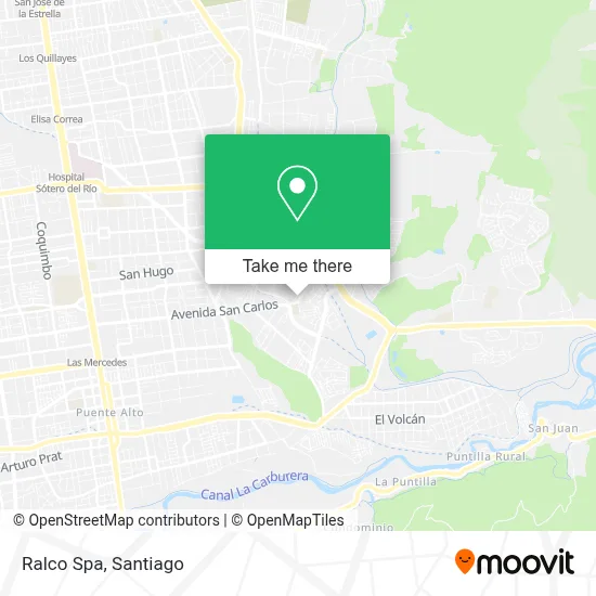Ralco Spa map