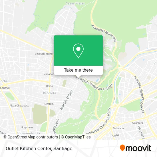 Outlet Kitchen Center map
