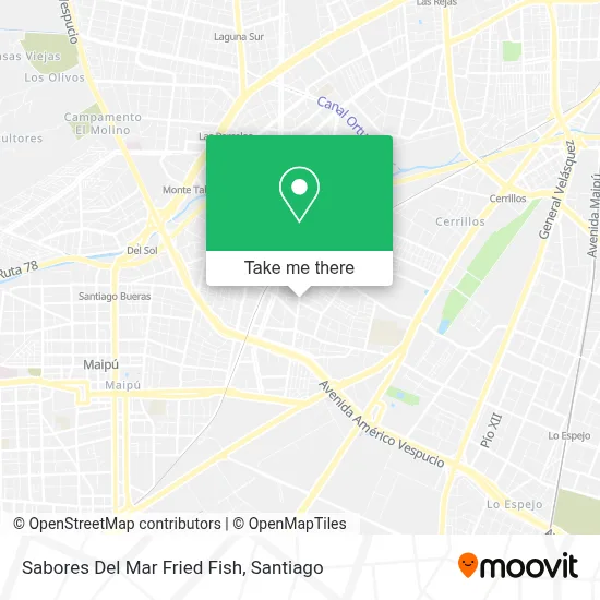 Sabores Del Mar Fried Fish map