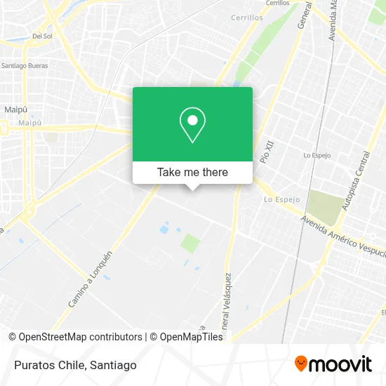 Puratos Chile map