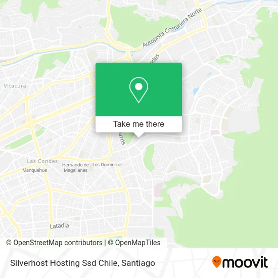 Silverhost Hosting Ssd Chile map