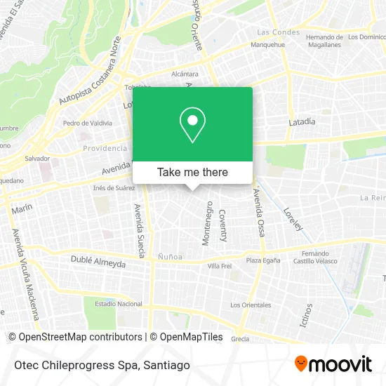 Otec Chileprogress Spa map